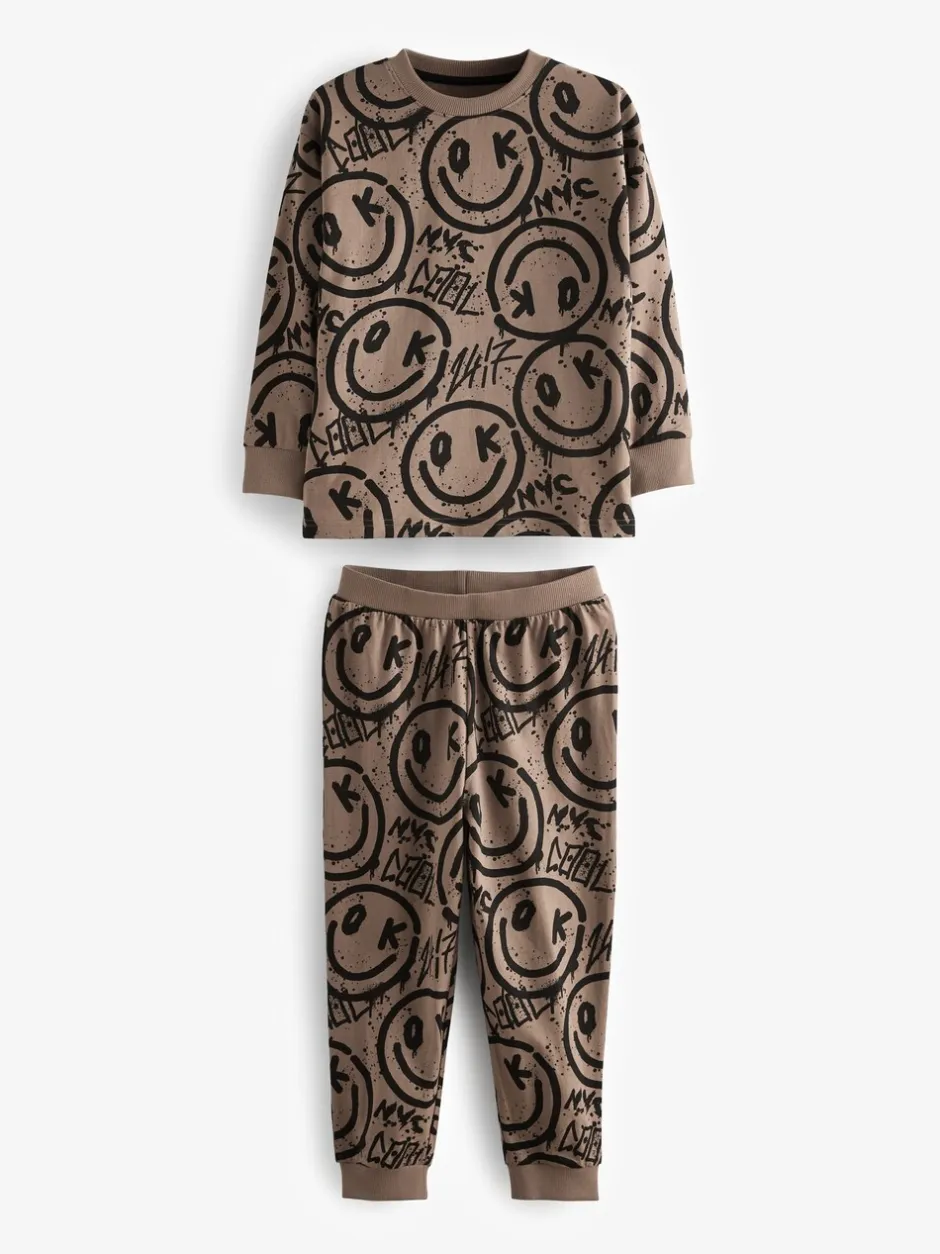 Pyjama's|Nachtkleding En Pyjama's*Next Blauw/Groen/Naturel personage - Verpakking van 3 pyjama's met lange mouwen (3-16 jr)