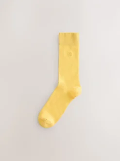 Sokken|Sokken|Next - Verpakking van 8 - Frisblijvende sokken met borduursel Blauw/groen/paars