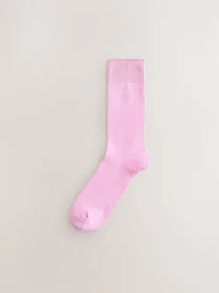 Sokken|Sokken|Next - Verpakking van 8 - Frisblijvende sokken met borduursel Blauw/groen/paars
