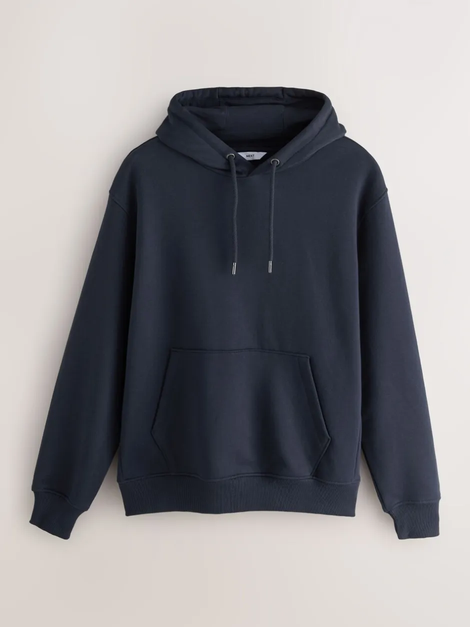 Sweaters En Hoody´S|Sweaters En Hoody´S|Next - Cotton Rich Jersey Overhead Hoodies 2 Pack Blauw/kakigroen