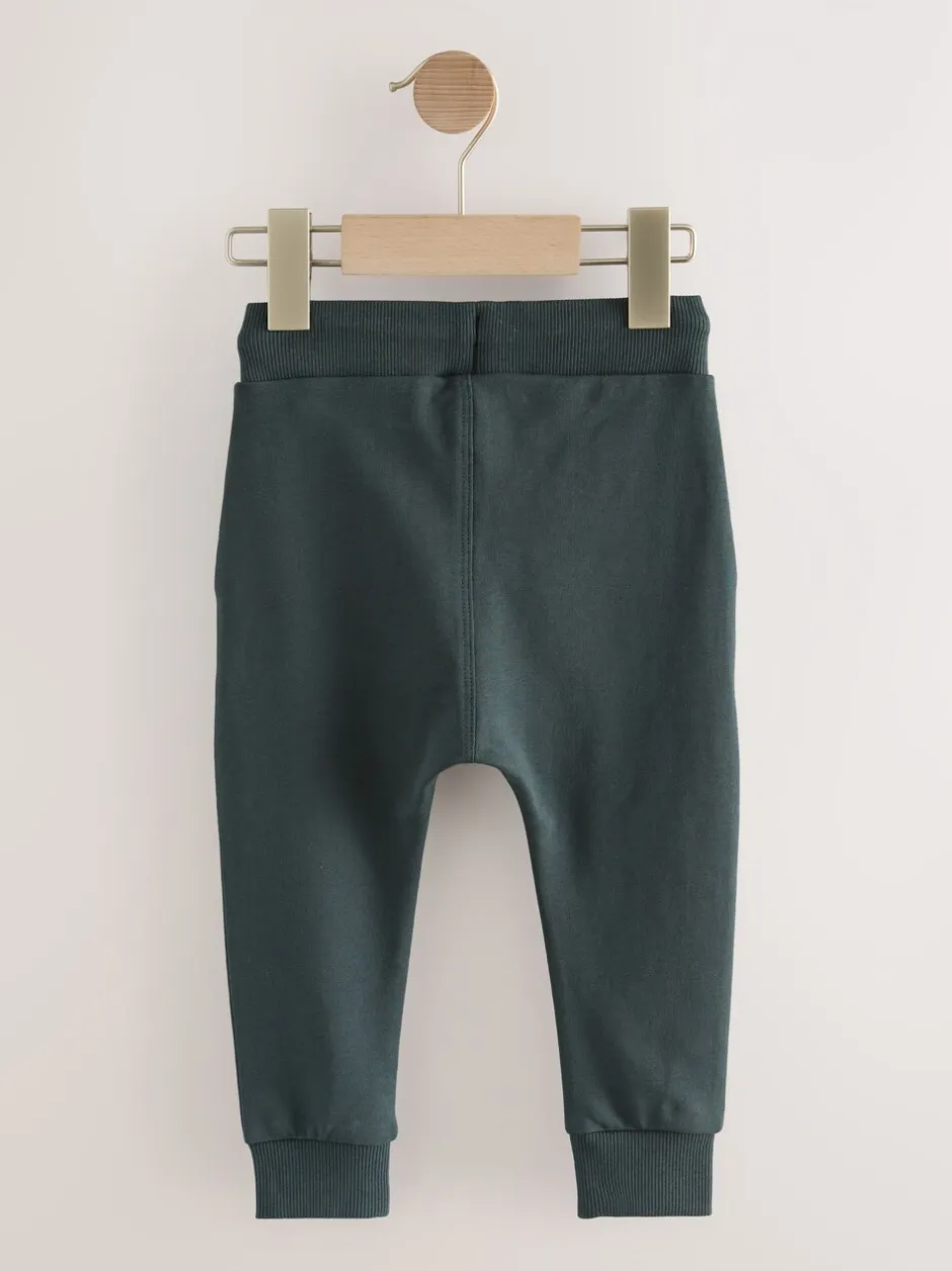 Multipacks|Jeans En Joggingbroeken|Next - Set van 3 superskinny joggingbroeken (3 mnd-7 jr) Blauw/Lichtbruin/Antracietgrijs