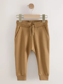 Multipacks|Jeans En Joggingbroeken|Next - Set van 3 superskinny joggingbroeken (3 mnd-7 jr) Blauw/Lichtbruin/Antracietgrijs