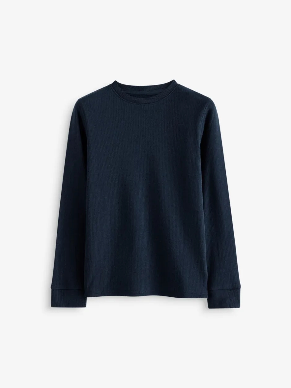Ondergoed|Schoolkleding*Next Blauw/marine - 2 -pack thermische tops met lange mouwen (2-16jr)