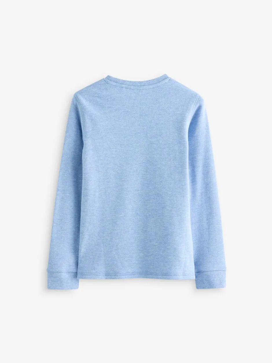 Ondergoed|Schoolkleding*Next Blauw/marine - 2 -pack thermische tops met lange mouwen (2-16jr)