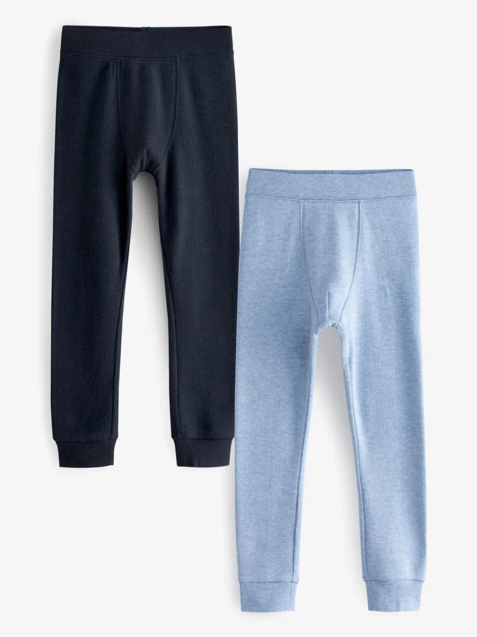 Ondergoed|Schoolkleding*Next Blauw/marine - Verpakking van 2 thermische leggings (2-16 jr)