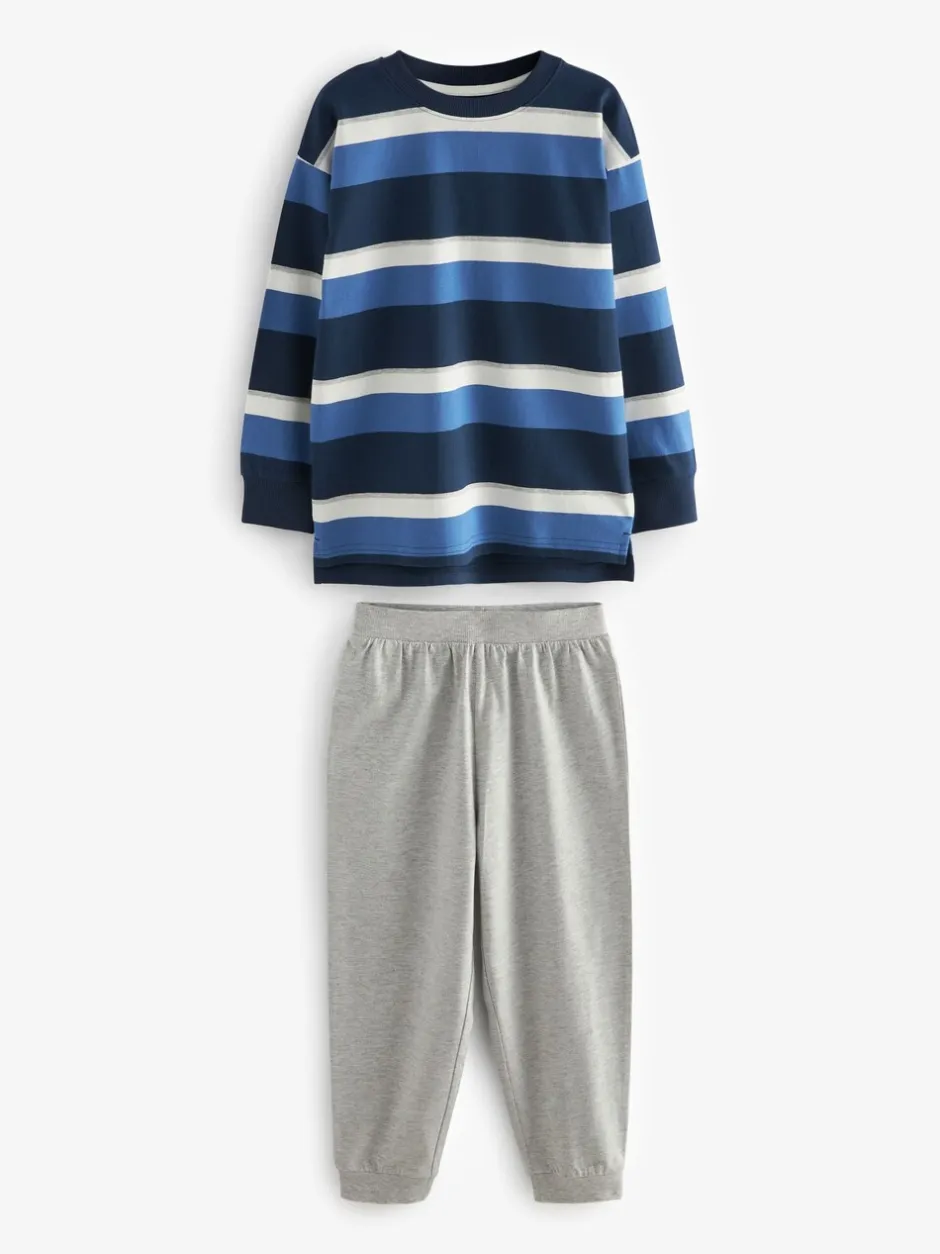Pyjama's|Nachtkleding En Pyjama's*Next Blauw/marineblauw/grijs - Pyjama met korte pijpen 3 stuks (3-16jaar) (3-16jaar)