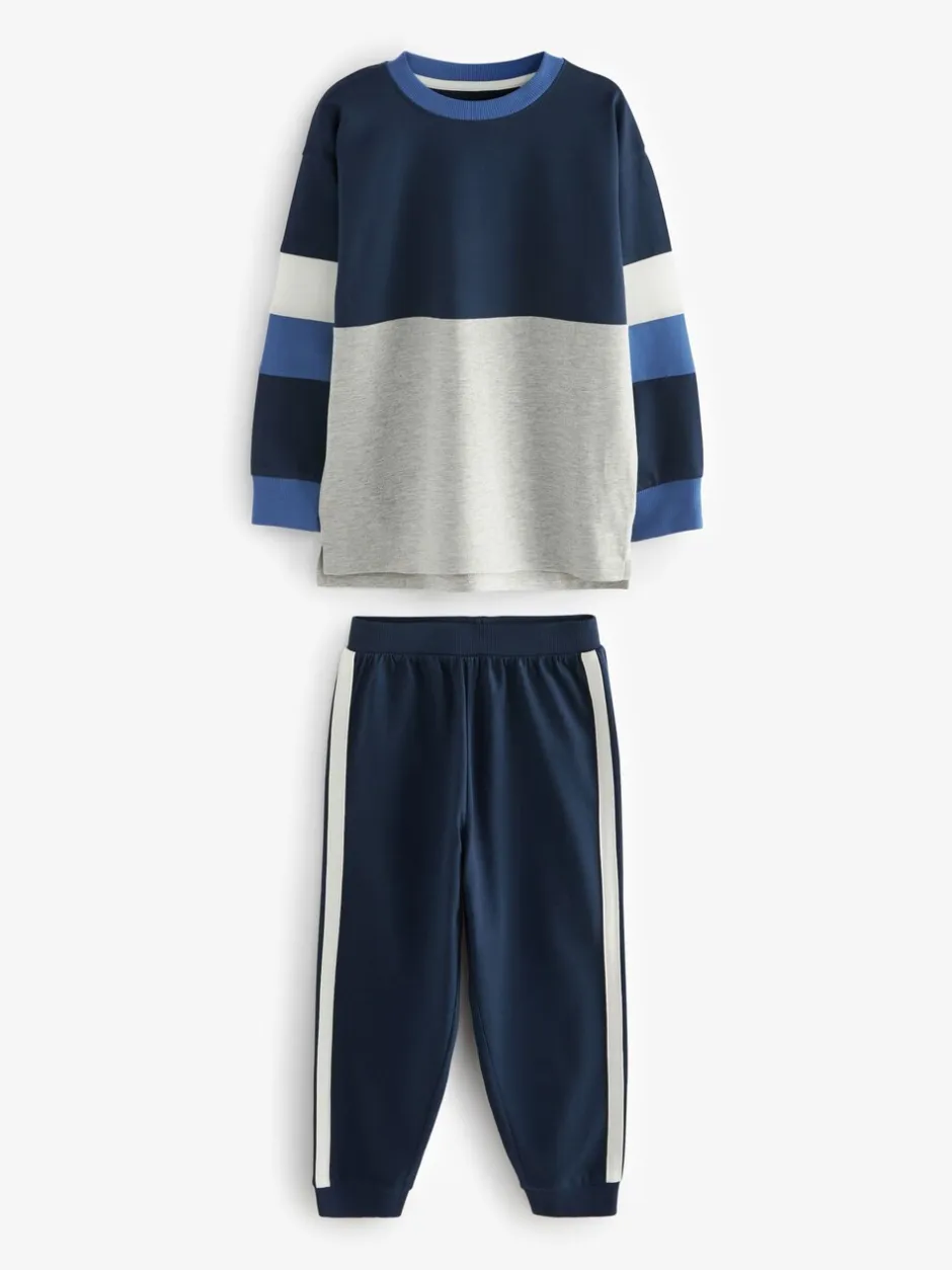 Pyjama's|Nachtkleding En Pyjama's*Next Blauw/marineblauw/grijs - Pyjama met korte pijpen 3 stuks (3-16jaar) (3-16jaar)
