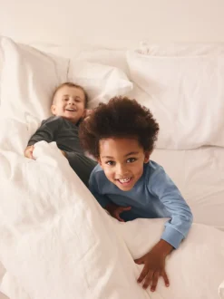 Multipacks|Pyjama's|Next Blauw/marineblauw/grijs - Verpakking van 3 relaxed fit pyjama's (9mnd-12jr)