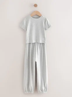 Nachtkleding En Pyjama's|Pyjama's*Next - Verpakking van 3 pyjama's met joggingbroek (3-16 jr) Blauw/Naturel Strepen Beer