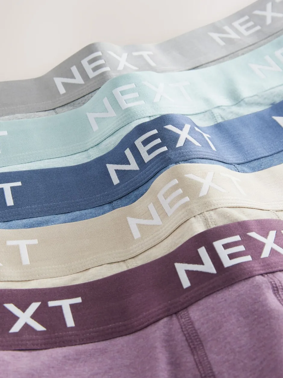 Ondergoed|Ondergoed*Next - Set van 5 hipster-boxershorts Blauw/neutraal
