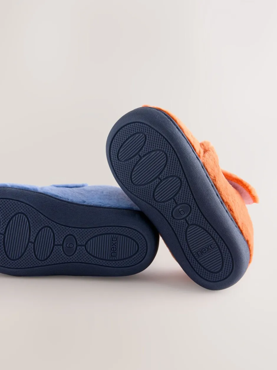 Pantoffels|Nachtkleding En Pyjama's|Next Blauw/oranje - Bluey pantoffels met antislip-zool