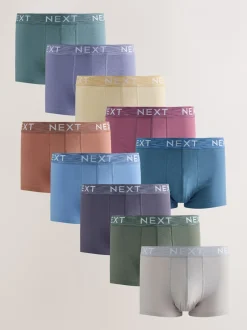 Ondergoed|Ondergoed*Next Blauw/paars/rood - Hipster boxers van katoenrijke mix