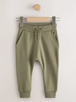 Jeans En Joggingbroeken|Joggingbroeken*Next Blauw/Roestoranje/Kakigroen - Verpakking van 5 joggingbroeken (3mnd-7jr)