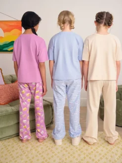 Nachtkleding En Pyjama's|Pyjama's*Next blauw/roze - Set van 3 pyjama's (3-16 jr)