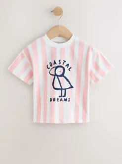 T-Shirts*Next blauw/roze - T-Shirts 4 Pack (3mths-7yrs)
