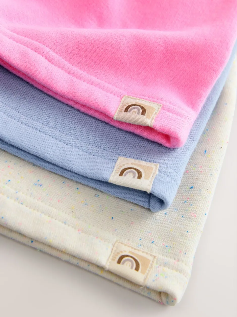 Shorts|Shorts En Rokken|Next Blauw/Roze/Beige - Set van 3 shorts (3mnd-7jr)