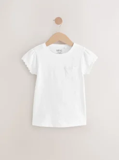 T-Shirts|Tops|Next Blauw/roze/wit - Verpakking van 3 T-shirts met madeliefjesrand (1,5 - 16 jr)