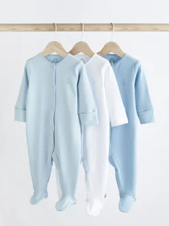 Babypakjes En Babypyjama's*Next - Babypyjama's (0-2 jr) Blauw/wit