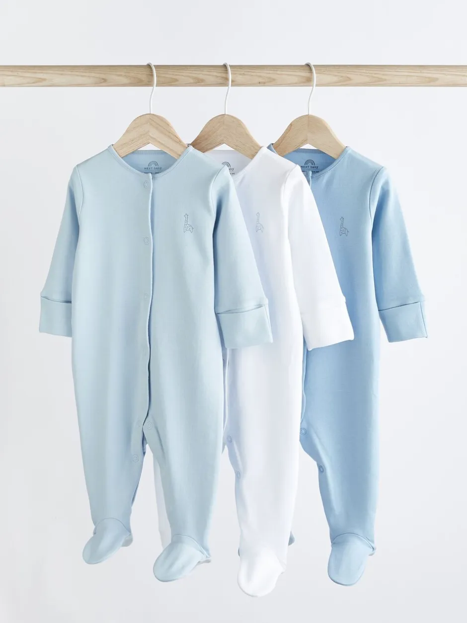Babypakjes En Babypyjama's*Next - Babypyjama's (0-2 jr) Blauw/wit