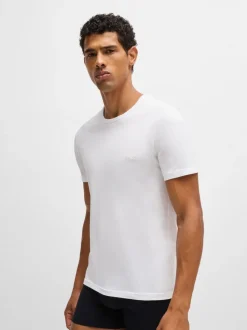 T-Shirts En Hemden|BOSS Blauw/wit/zwart - - 3 Klassieke T-shirts met ronde hals
