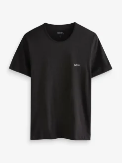 T-Shirts En Hemden|BOSS Blauw/wit/zwart - - 3 Klassieke T-shirts met ronde hals