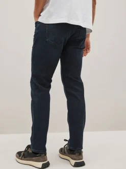 Jeans*Next Blauw-zwart - Enkele - Slim fit klassieke stretchy jeans