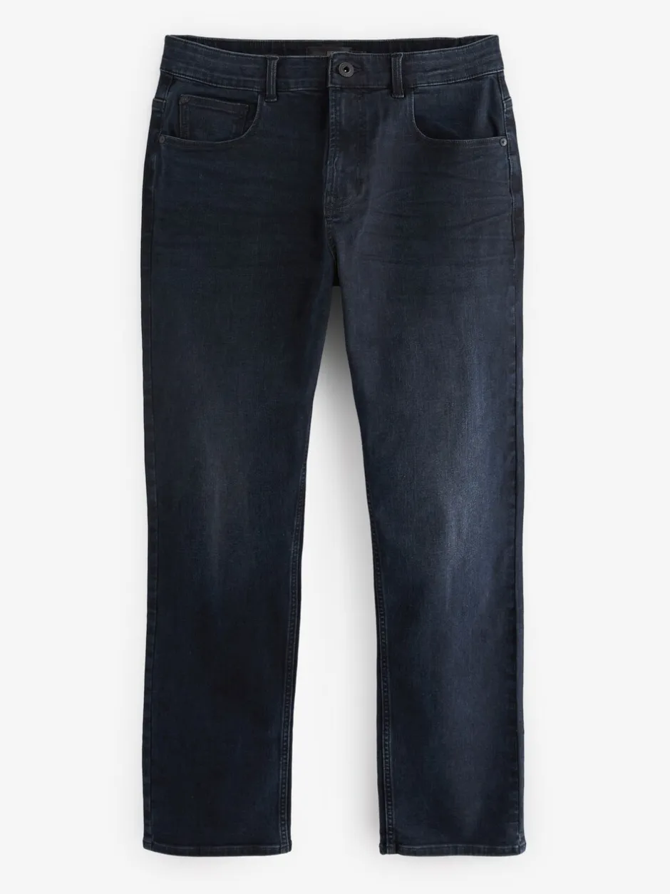 Jeans*Next Blauw-zwart - Enkele - Slim fit klassieke stretchy jeans