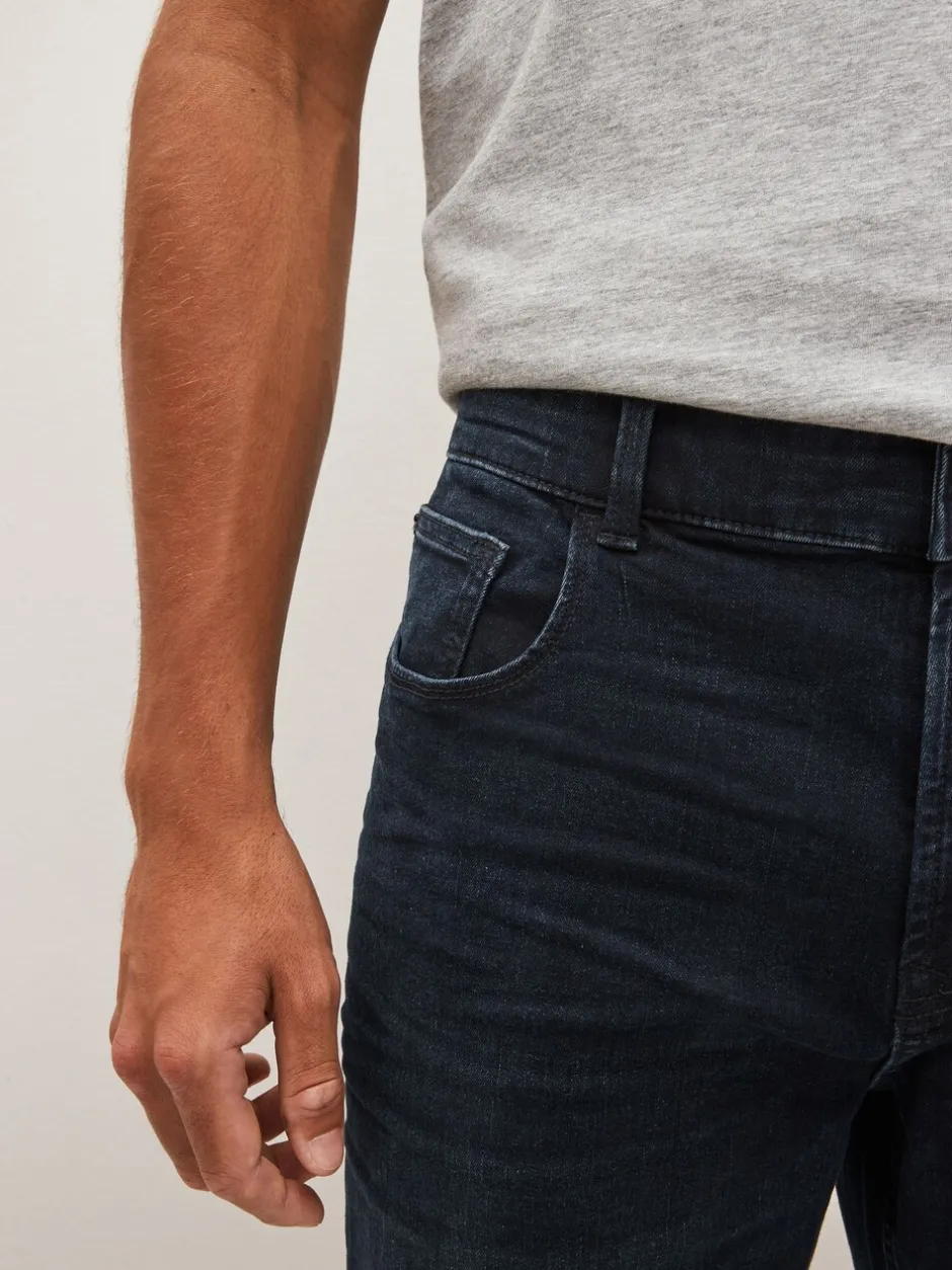Jeans|Next Blauw-zwart - Rechte, klassieke jeans met stretch