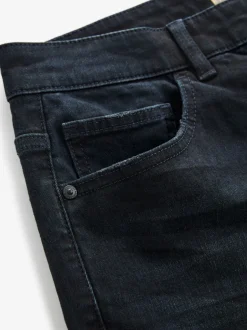 Jeans|Next Blauw-zwart - Rechte, klassieke jeans met stretch
