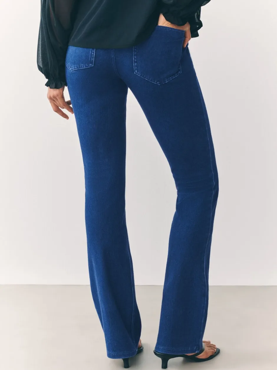 Leggings En Joggingbroeken*Next Blauw/Zwart - Set van 2 lange jersey denim bootcut leggings