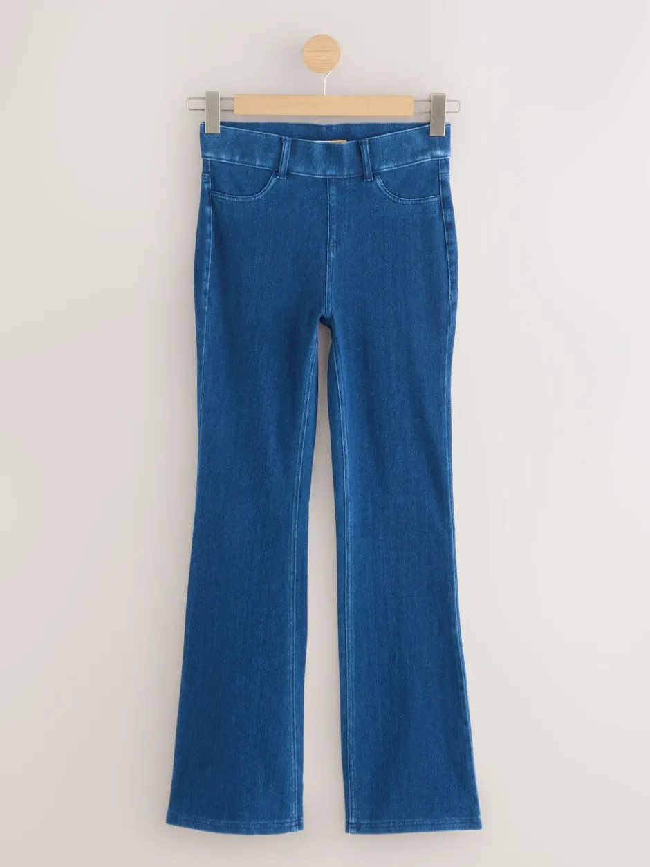 Leggings En Joggingbroeken*Next Blauw/Zwart - Set van 2 lange jersey denim bootcut leggings