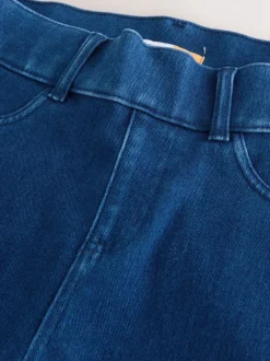 Leggings En Joggingbroeken*Next Blauw/Zwart - Set van 2 lange jersey denim bootcut leggings