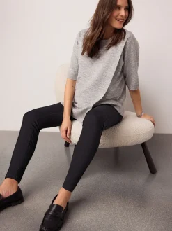 Leggings En Joggingbroeken|Moederschap|Next Blauw/Zwart - Verpakking van 2 denim zwangerschapsjeggings