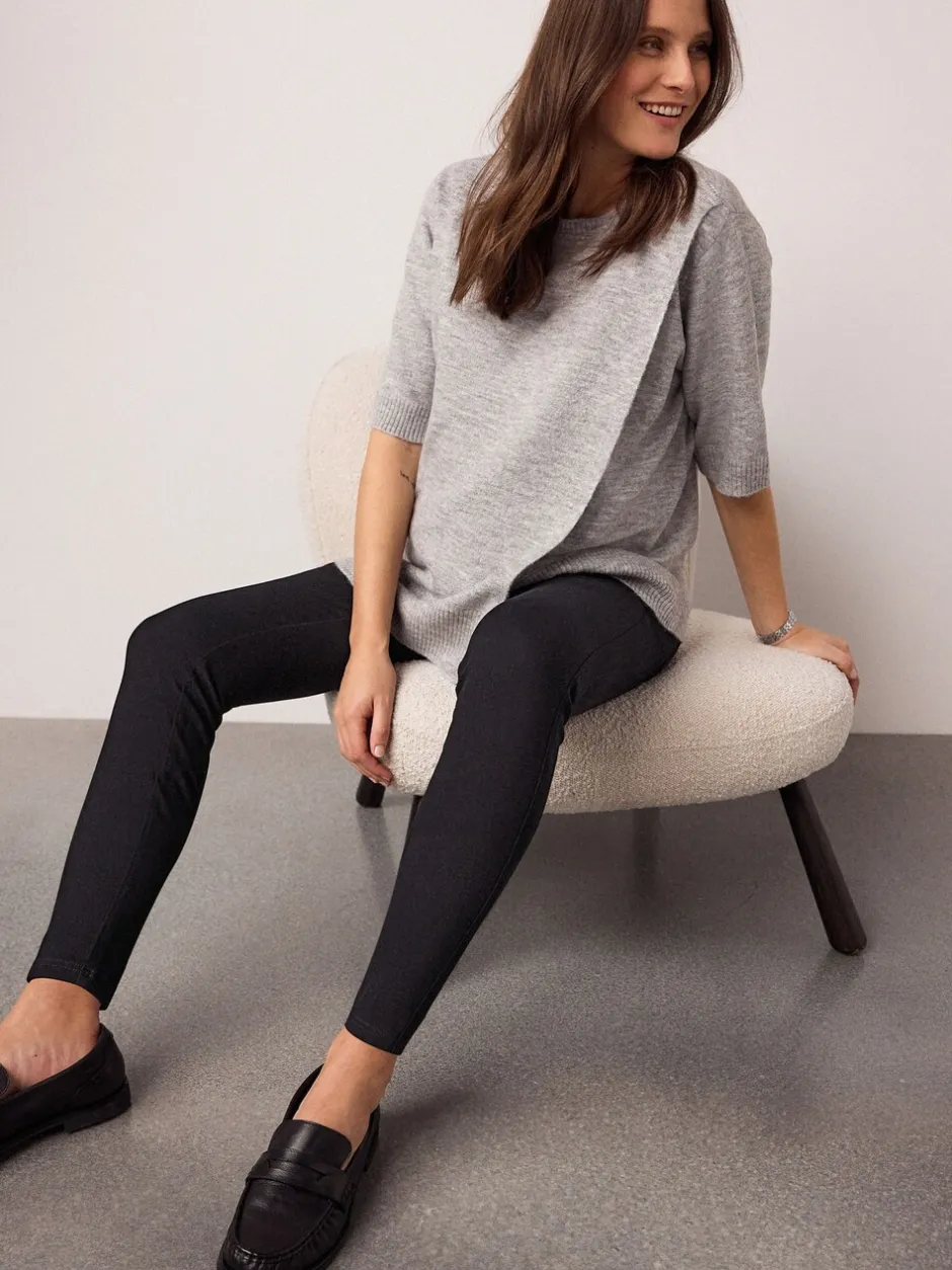 Leggings En Joggingbroeken|Moederschap|Next Blauw/Zwart - Verpakking van 2 denim zwangerschapsjeggings