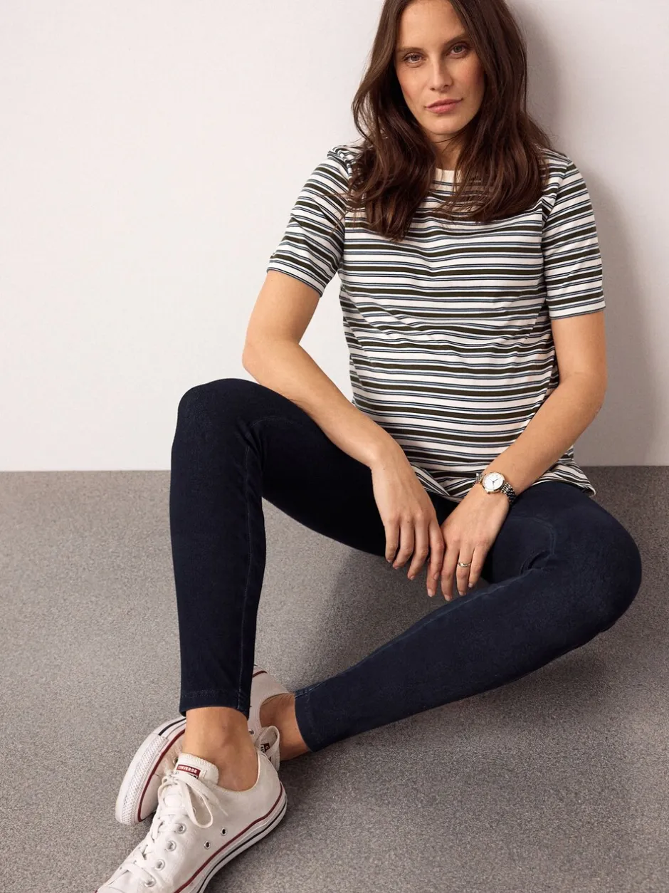 Leggings En Joggingbroeken|Moederschap|Next Blauw/Zwart - Verpakking van 2 denim zwangerschapsjeggings