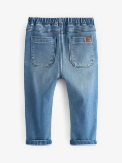 Multipacks|Jeans En Joggingbroeken*Next Blauw-zwart denim - Set van 2 superzachte jeans met stretch en elastische taille (3mnd-7jr)