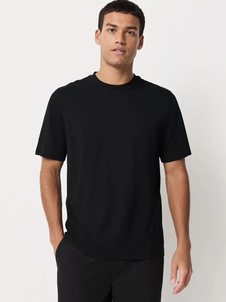 T-Shirts En Hemden|Next Blauw/zwart/oranje/groen/grijs/ecru wit - Normale Pasvorm - Essential katoenen T-shirts verpakking van 6