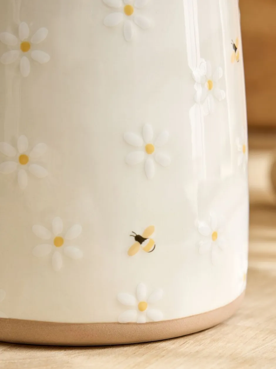 Keukenopslag*Next Bloemen keramische gebruiksvoorwerppot