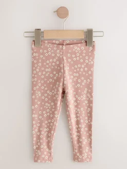 Broeken En Leggings*Next - Verpakking van 5 geribbelde Leggings (3mnd -7jr) Bloemenmotief