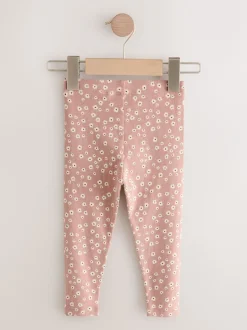 Broeken En Leggings*Next - Verpakking van 5 geribbelde Leggings (3mnd -7jr) Bloemenmotief