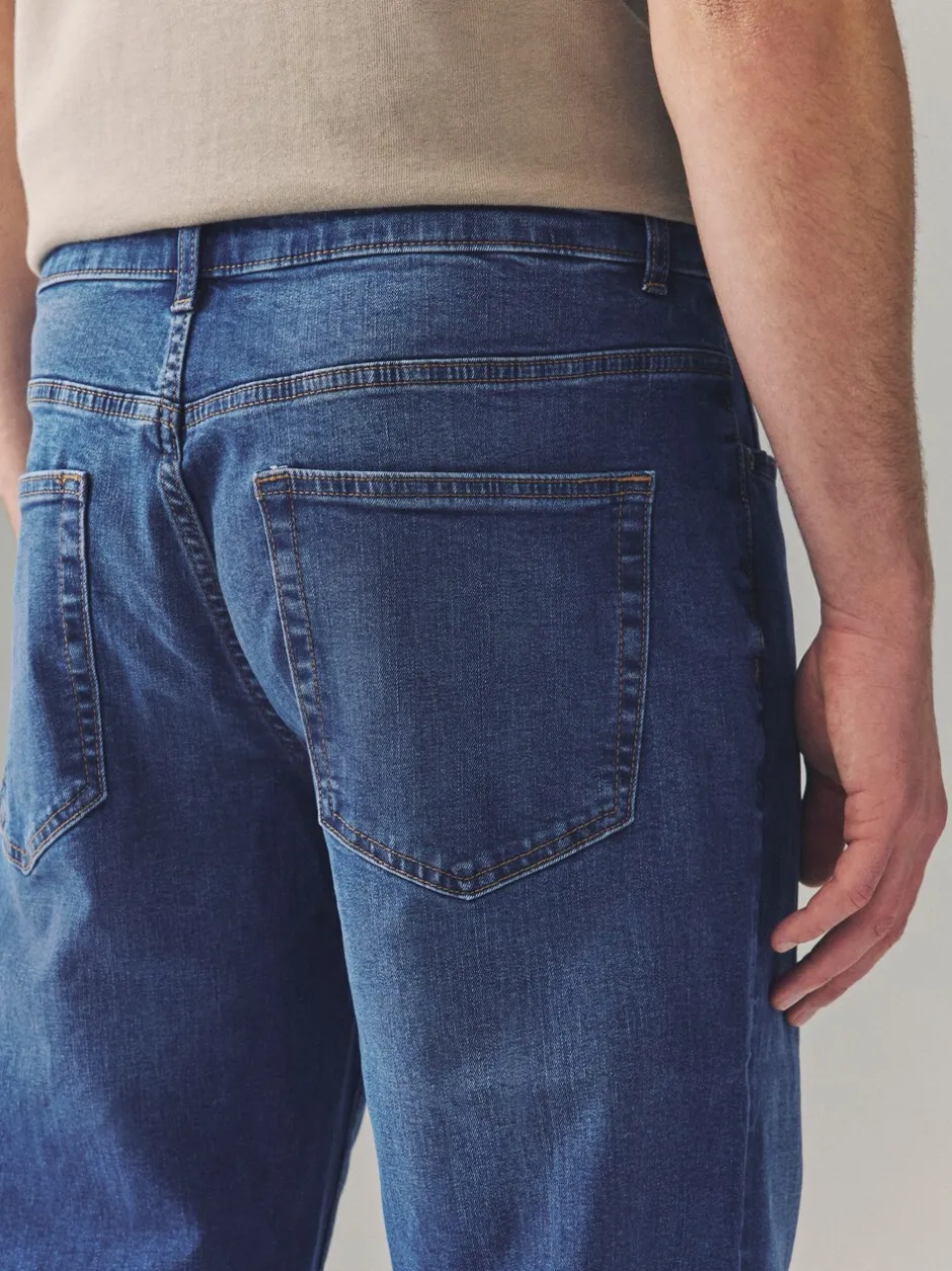 Jeans|Next Blue Authentic - Rechte, klassieke jeans met stretch