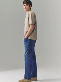 Jeans|Next Blue Authentic - Rechte, klassieke jeans met stretch