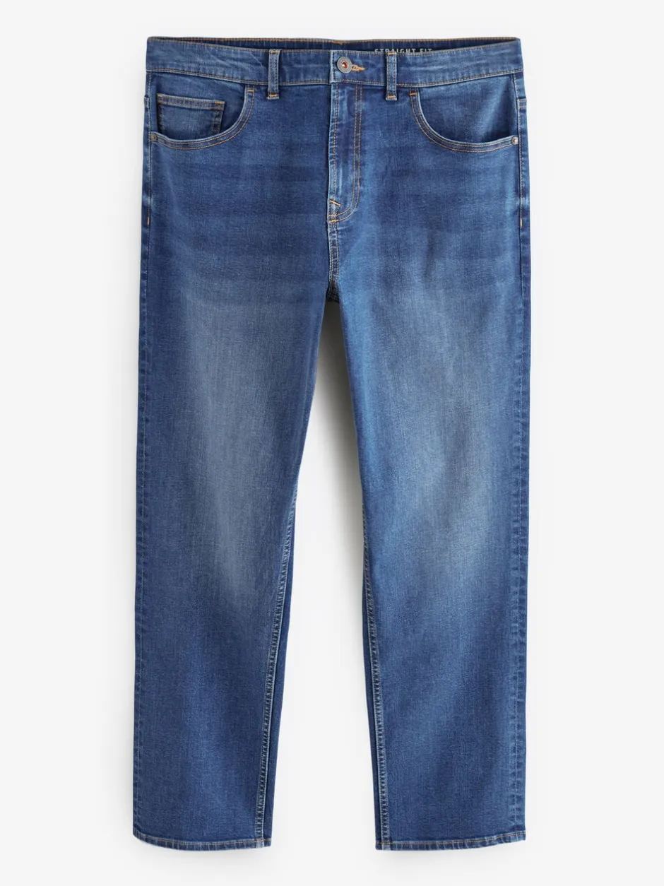 Jeans|Next Blue Authentic - Rechte, klassieke jeans met stretch
