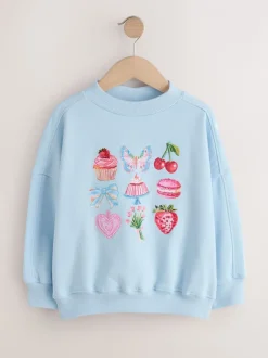 Sweaters En Hoody´S*Next - Sweatshirt (3 - 16 jr) Blue Beaded Cake