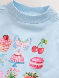 Sweaters En Hoody´S*Next - Sweatshirt (3 - 16 jr) Blue Beaded Cake