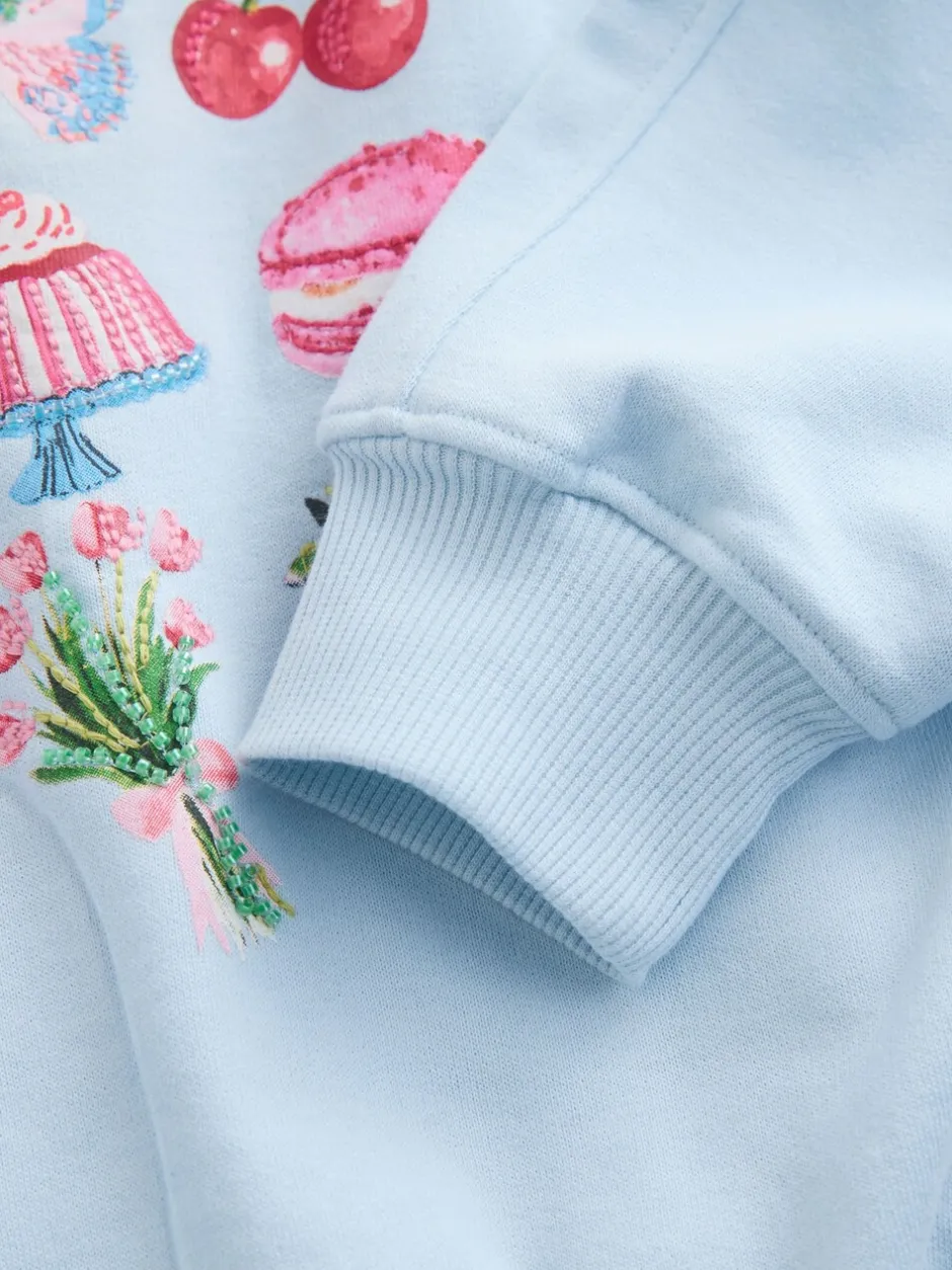 Sweaters En Hoody´S*Next - Sweatshirt (3 - 16 jr) Blue Beaded Cake
