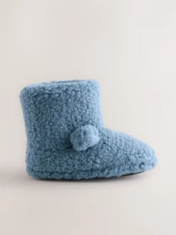 Pantoffels*Next Blue Borg - Cosy Bear Slipper Boots