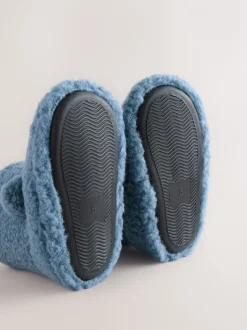 Pantoffels*Next Blue Borg - Cosy Bear Slipper Boots