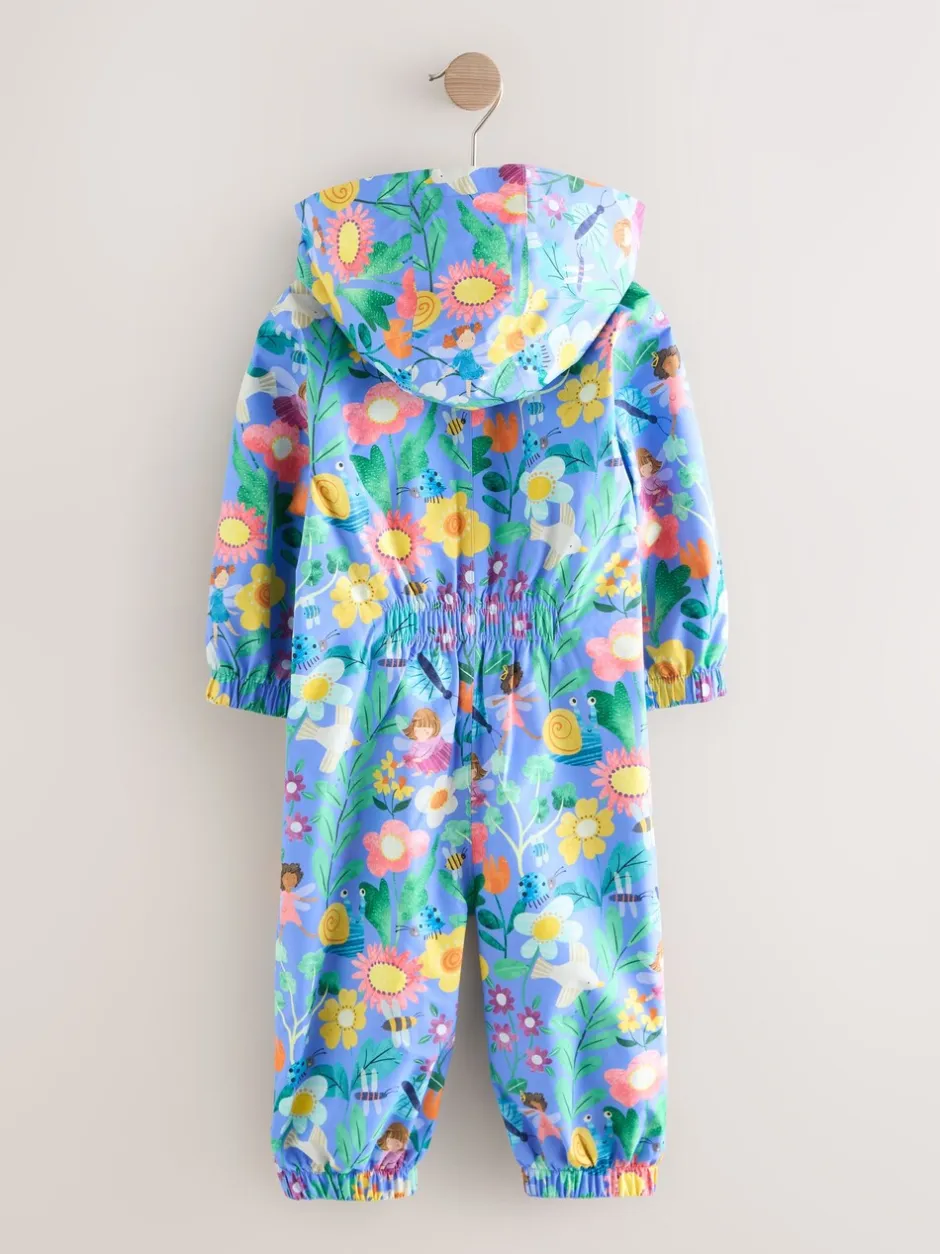 Jassen, Jacks En Kinderwagenpakjes|Jassen En Jacks*Next - Waterbestendig regenpak met print (6 mnd-7 jr) Blue Fairy Character
