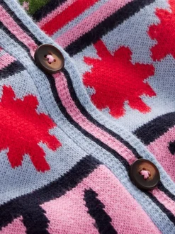 Gebreide Kleding|Boden Long Jacquard Cardigan